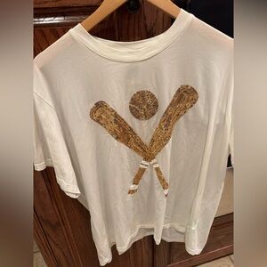 Queen of Sparkles Baseball Tee size XL